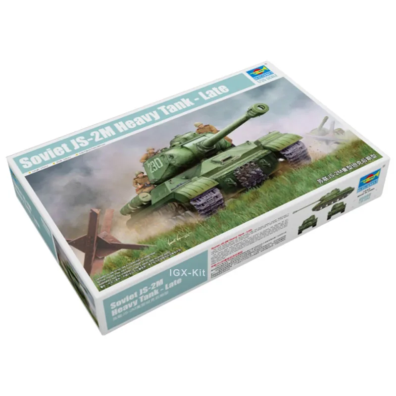 

Trumpeter 05590 1/35 Soviet JS-2M Heavy Tank Late Type Military Assembly Plastic Toy Handcraft Display Model Building Kit