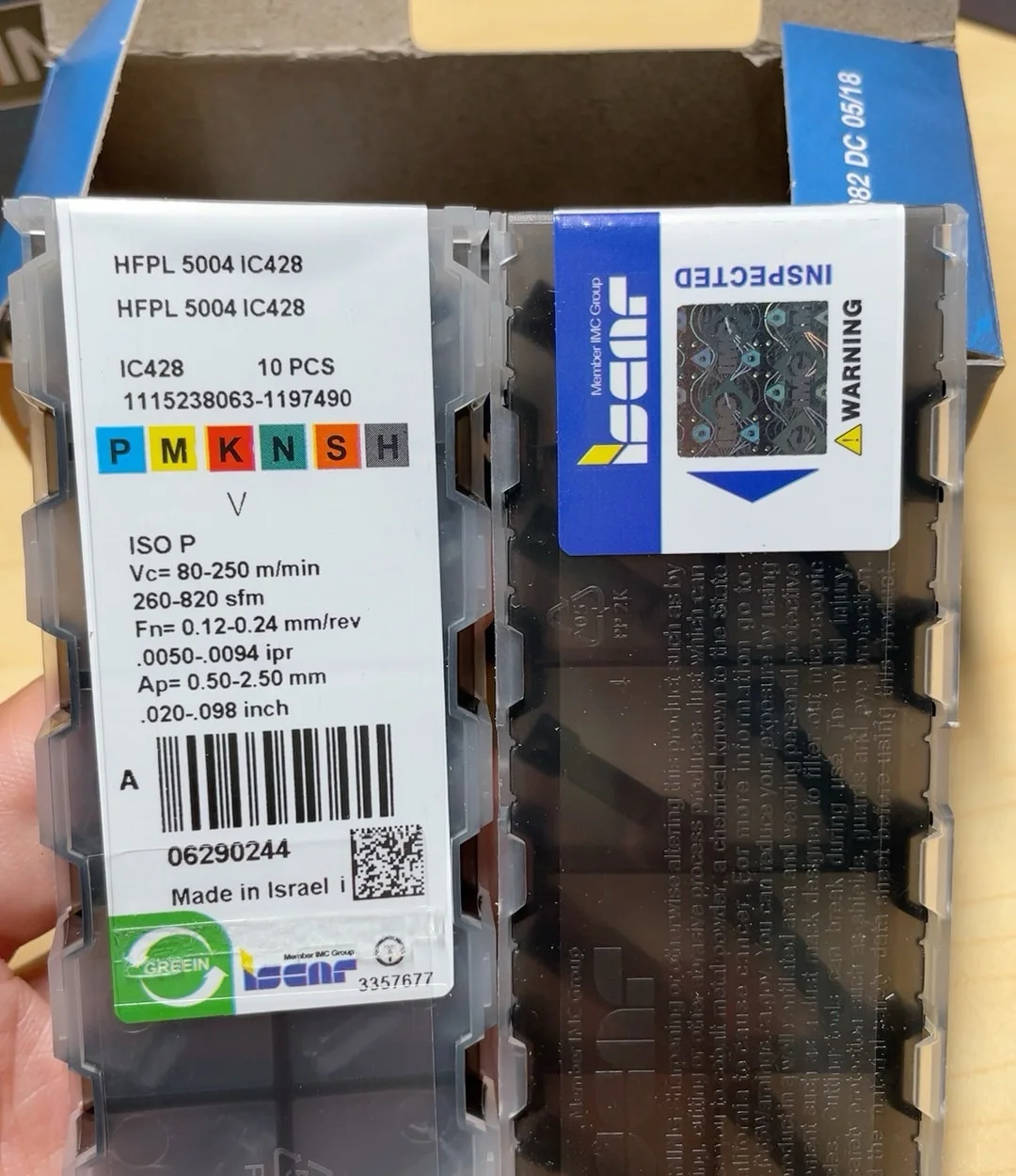 

Hard alloy cutting blades HFPL 5004 IC428