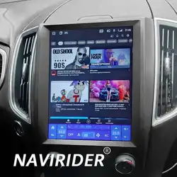 NaviRider 2Din Android 14 Screen Multimedia Video Player For Ford Edge 2015-2019 Radio Stereo GPS CarPlay Navi Head Unit 128GB