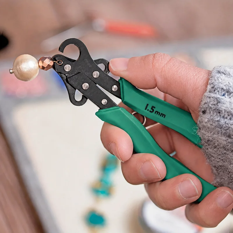 1 Pack Metal Wire Looping Pliers -1.5mm/2.25mm/3mm, DIY Jewelry Making, Earring Studs, Copper Wire Bending Tool