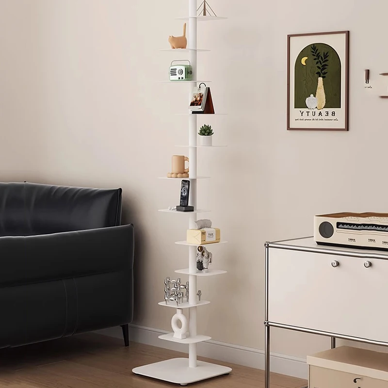 Interior English Bookcase Aesthetic Magazine Racks Luxury Display Designs Book Shelf Rotating Prateleira Lounge Suite Furniture