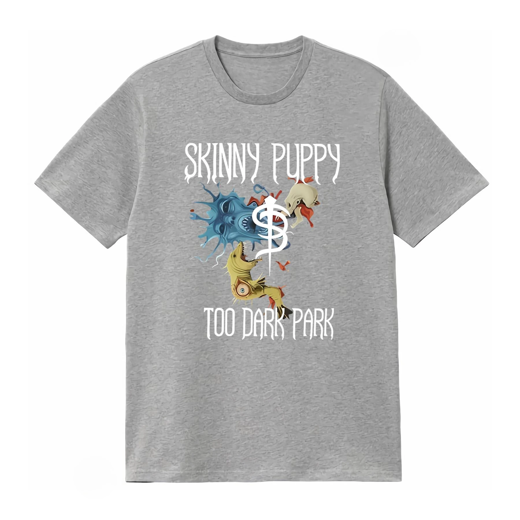 NWT Skinny Puppy Too Dark Park Canadian Industrial Music Group T Shirt Top Men's Clothing Women Clothing 2026 Summer New T Shirt