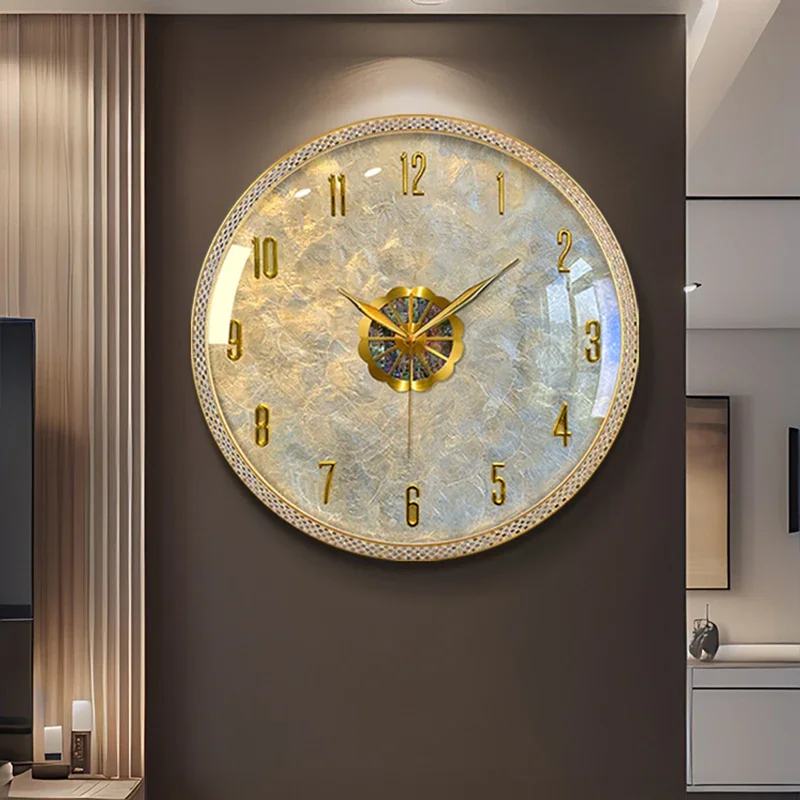 Aesthetic Vintage Clock Wall Luxury Silent Aesthetic Design Nordic Wall Clocks Restaurant Living Room Reloj Pared Wall Decor