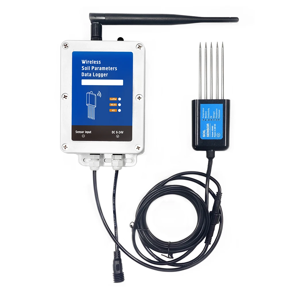 3-in-1 Intelligent Soil Tester EC Conductivity Temperature Moisture PH Meter for Agricultural Garden Soil Measurement