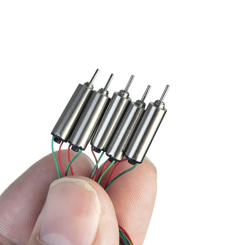 5pcs/lot 412 Tiny 4mm*12mm Coreles Motor DC 3V 3.7V Utral-high Speed Engine For RC Drone Tail Engine