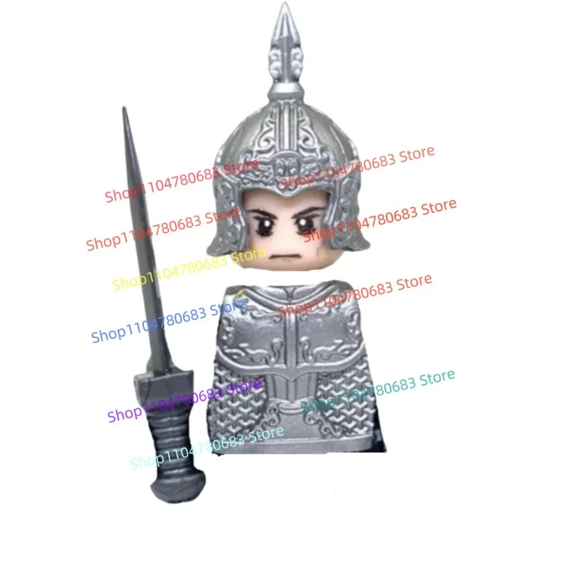 Blocs de construction MOC, Mini modèle de soldats, armure, armes, accessoires, jeu de marée, ornements pour enfants, jouets, cadeaux de vacances