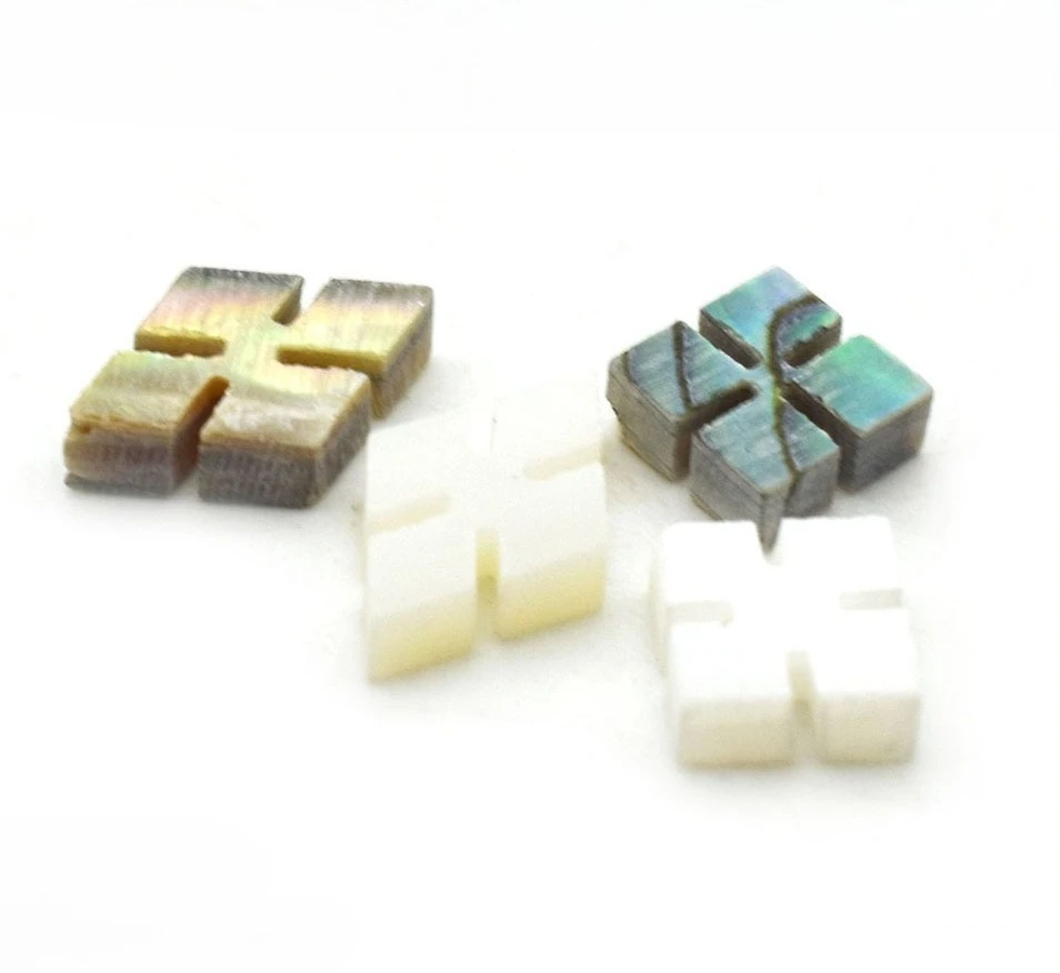 

Guitar Fretboard Inlays, Square Diamond Mother of Pearl Inlay Markers for Neck Fretboard Decoration