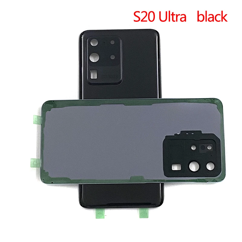 Voor Samsung Galaxy S20 U SM-S20 Ultrafn/Ds S20 Ultra Batterij Case Cover Rear Deur Behuizing Back Telefoon Case bescherming Camera Glas