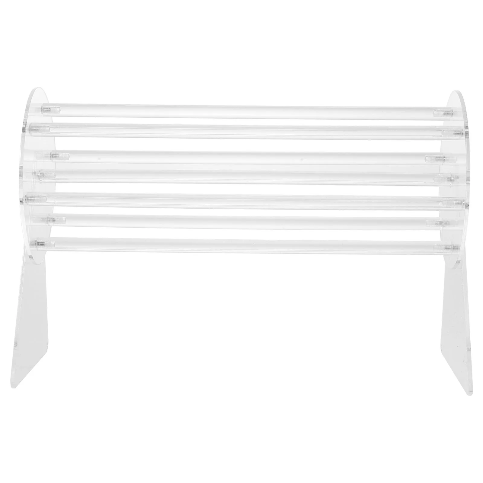 الاكريليك مخلب حامل قصاصة قوي عقال المنظم 360 درجة الدورية رف شاشة هيرباند حامل مجوهرات مخلب حامل قصاصة #1