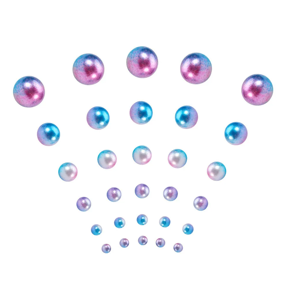 

Цветные круглые бусины из искусственного жемчуга без отверстий, тонкая изысканная отделка, для украшения стола, наполнения ваз, домашнего декора, рукоделия, изготовления украшений