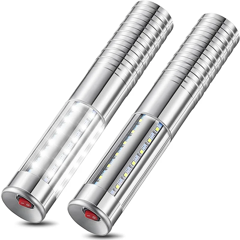 ABKN-2 Pieces RGB LED Strobe Light Bottle Service Sparklers Stick Reusable Champagne Bottle Handheld For Club Stage US Plug