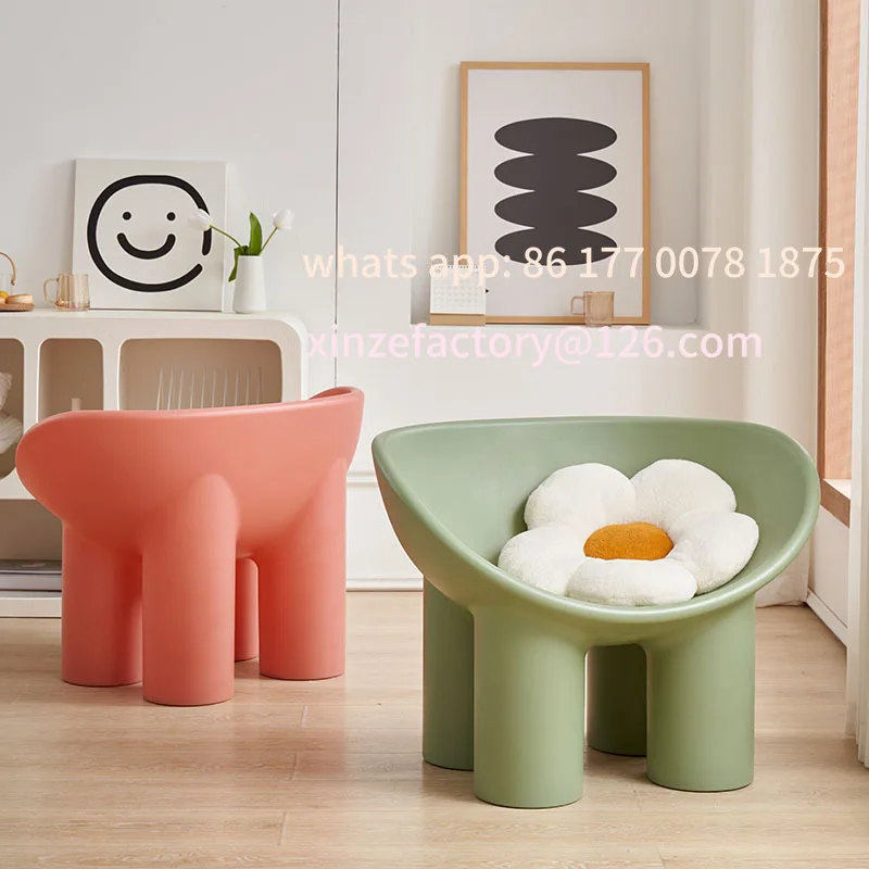 Customizable Elephant Leg Chair Nordic Designer Single Simple Creative Ins Net Red Leisure Chair Stool Outdoor Elephant