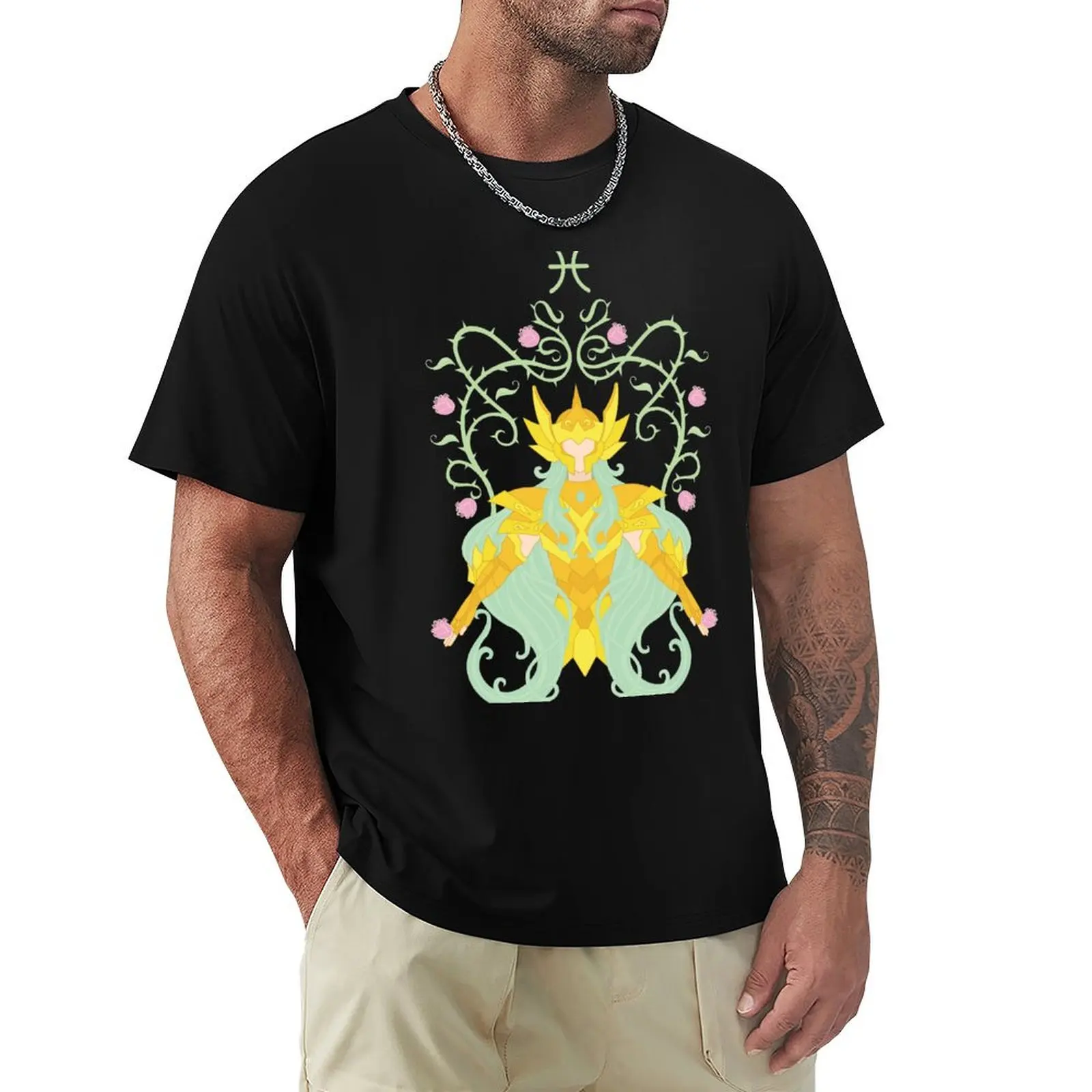 

Pisces Aphrodite T-Shirt Comfortable Basic Crew Neck Tee