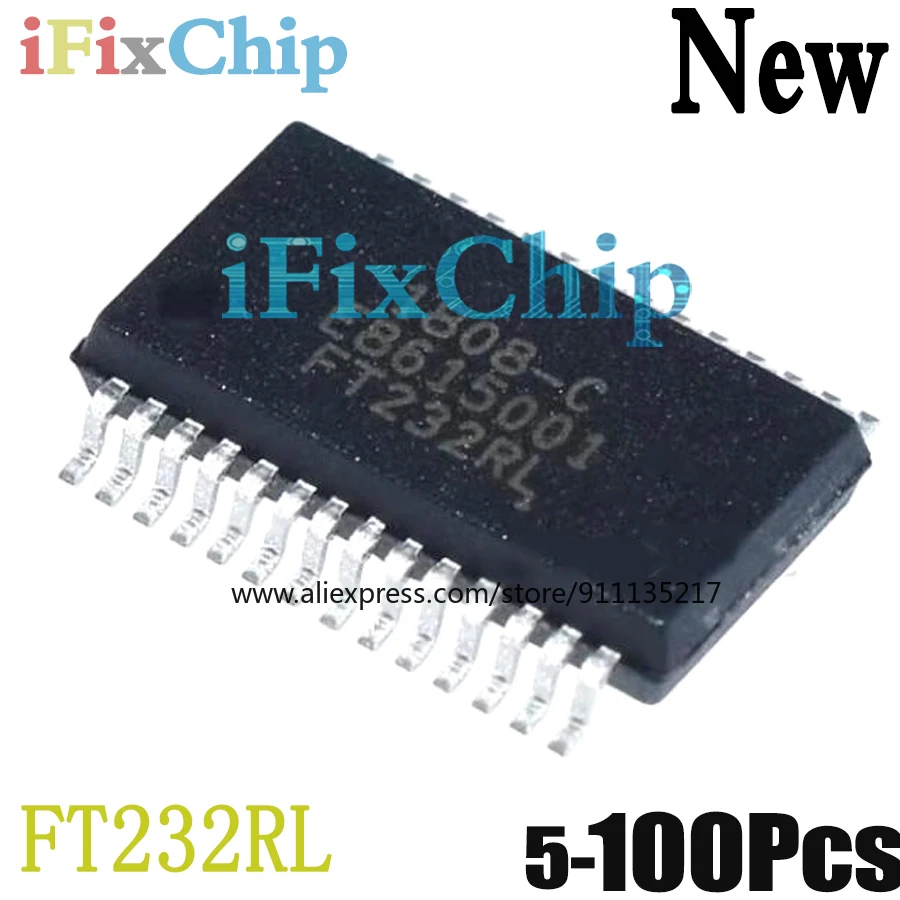 (5-100piece)100% New FT232RL-REEL FT232RL FT232 sop-28 Chipset