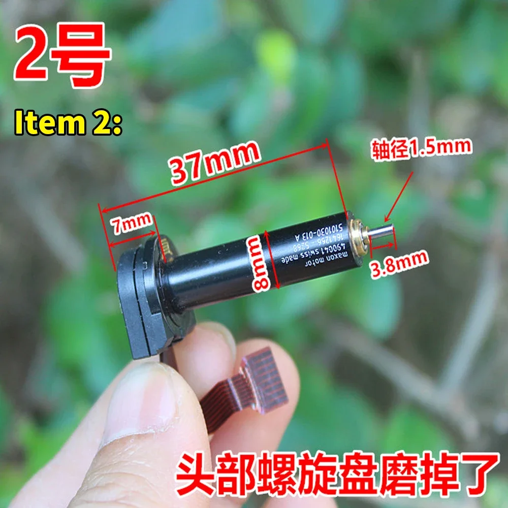 

Precision Servo Planetary Gearbox DC 5V-12V 100 All Metal RE8 Planetary Gearbox Motor 256 Line Encoder 8mm