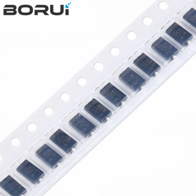 100PCS/Lot SMA 1N5819 1A 40V DO-214AC SMD Schottky Diode SS14