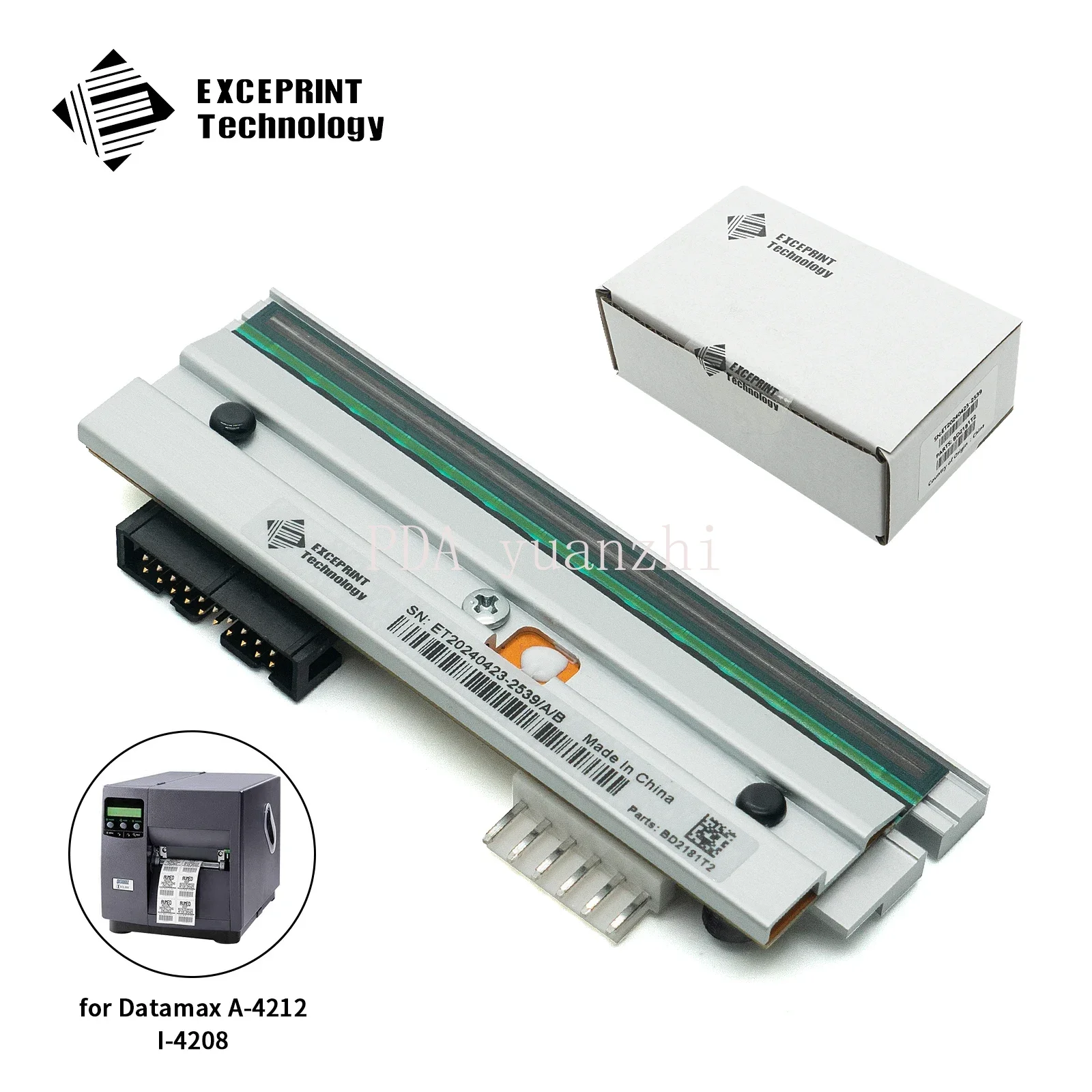 Brand New 203dpi Print Head for Datamax I-4206 I-4208 I-4210 I-Class Thermal Printer,P/N:PHD20-2181-01