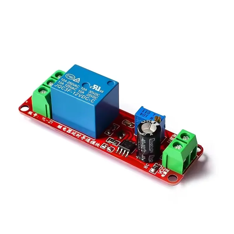 DC 12V 5V NE555 Delay Timer Development Board Adjustable Time Delay Module