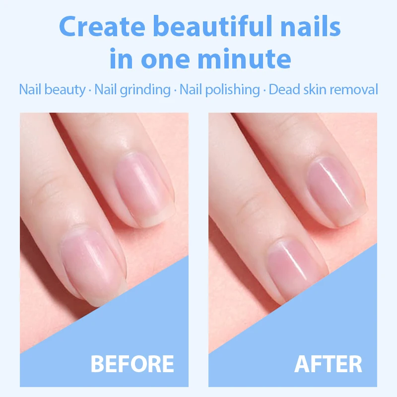 Elektrischer Nagelschleifer, Nagelpoliermaschine mit leichtem, tragbarem Mini-Elektro-Maniküre-Stift zum Entfernen von Gel, Polieren, abgestorbene Pflege