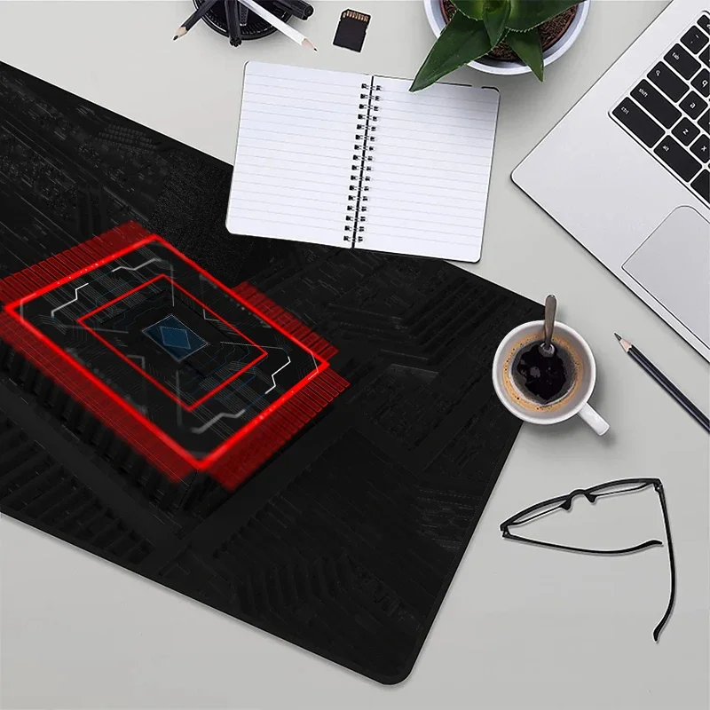 Alfombrillas para teclado con Chip 3d, alfombrilla de ratón para ordenador, alfombrilla de ratón para procesador Xl, alfombrilla de mesa de circuito Xxl, accesorios para juegos de Pc, alfombrilla de escritorio