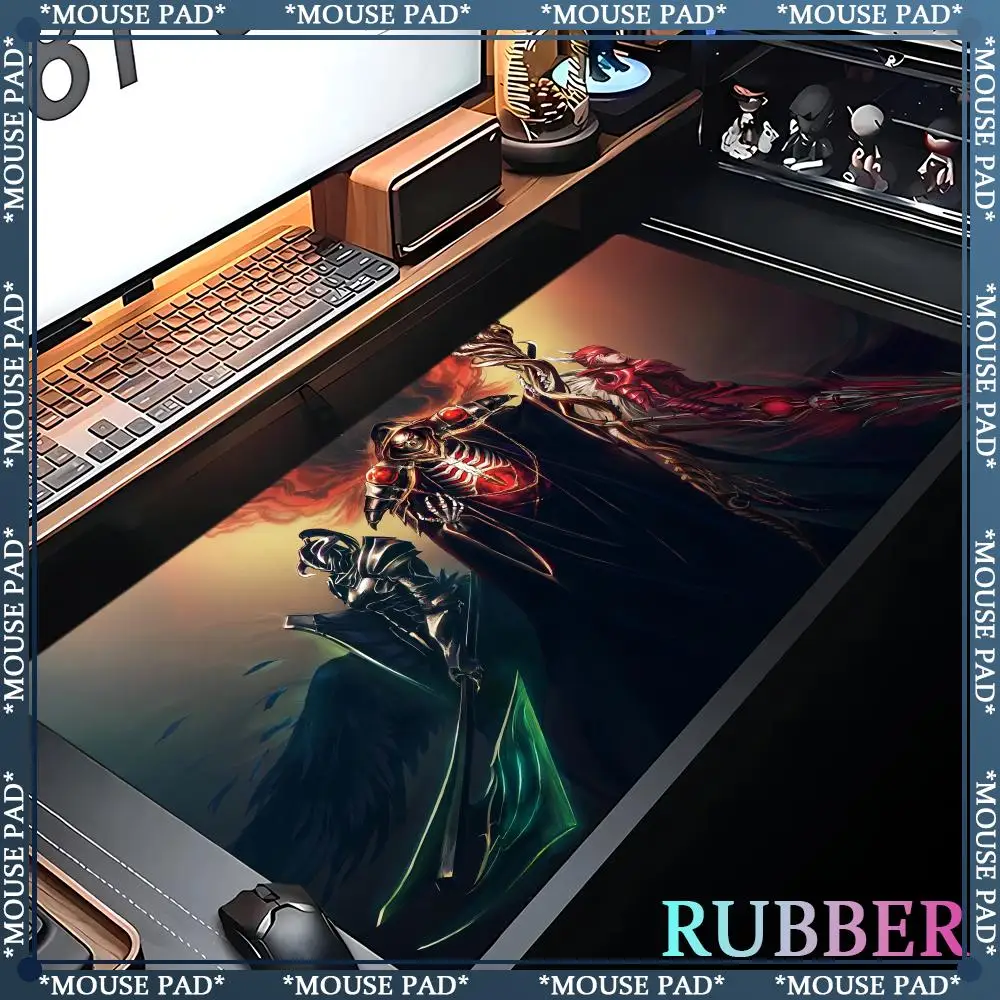 Super good O_OVERLORD anime desk mat game player computer cabinet mat desk mat keyboard mat oversized art kawaii game mouse pad