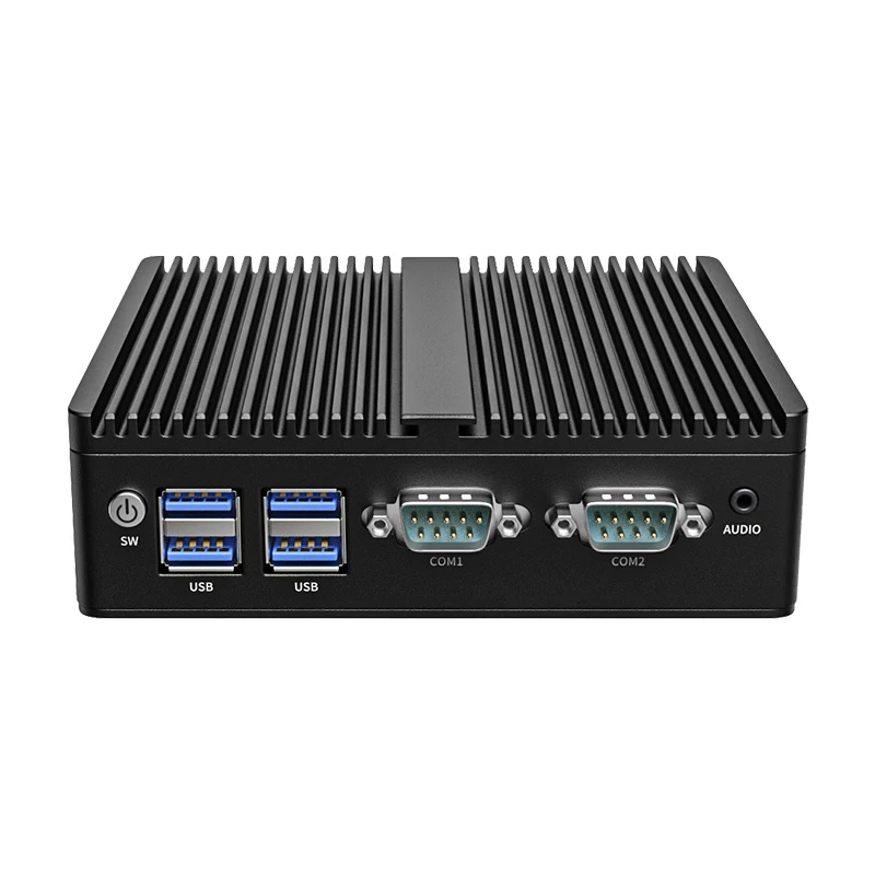 Fanless Mini Industrial PC Inside Intel Core/Celeron Dual-core Processor 2x1GbE Ports Dual DB9 COM RS232 or RS485 G30-1168-2L2C
