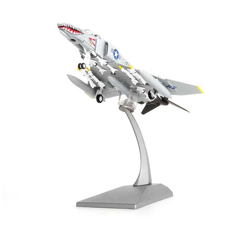 1/100 pesawat Diecast 1967 USA McDonnell F-4C Phahtom model logam mainan simulasi dapat digeser hadiah belakang untuk anak-anak