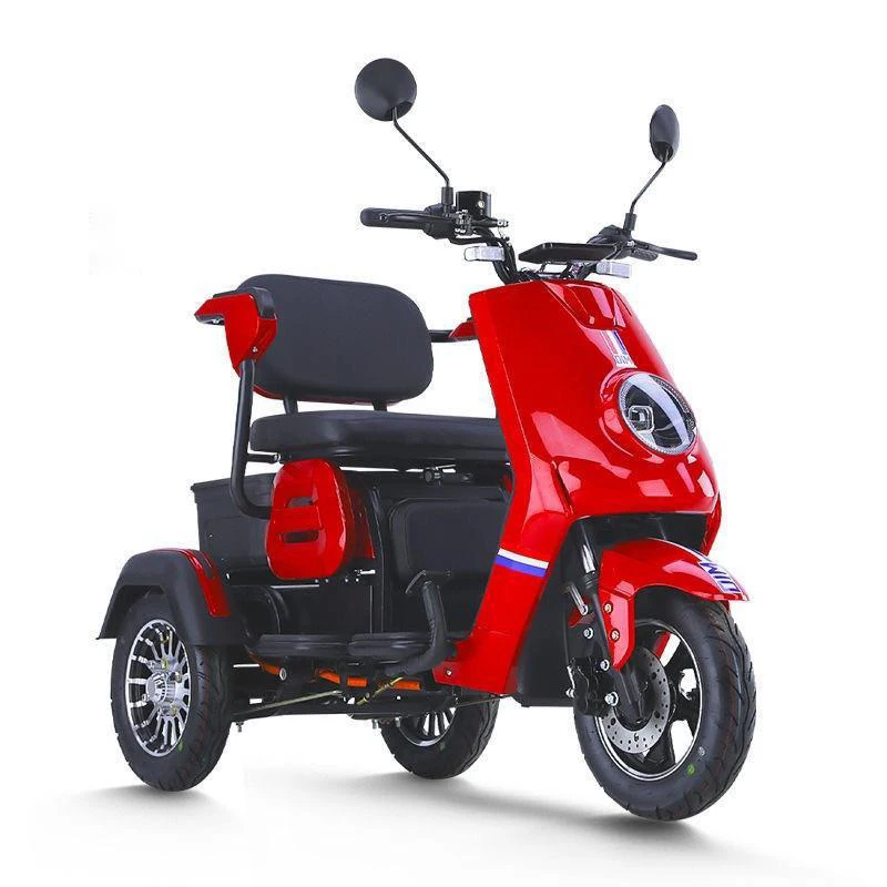 Motorcycle Mobility Scooter E-bike 3 Wheel Double Seat tricycle electric bike