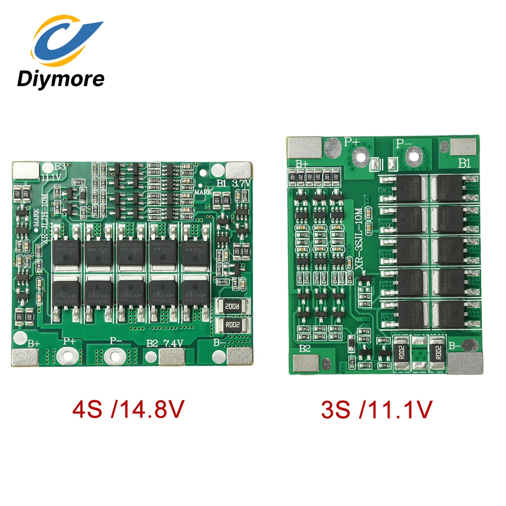 3S 11.1V 40A Bms Li…