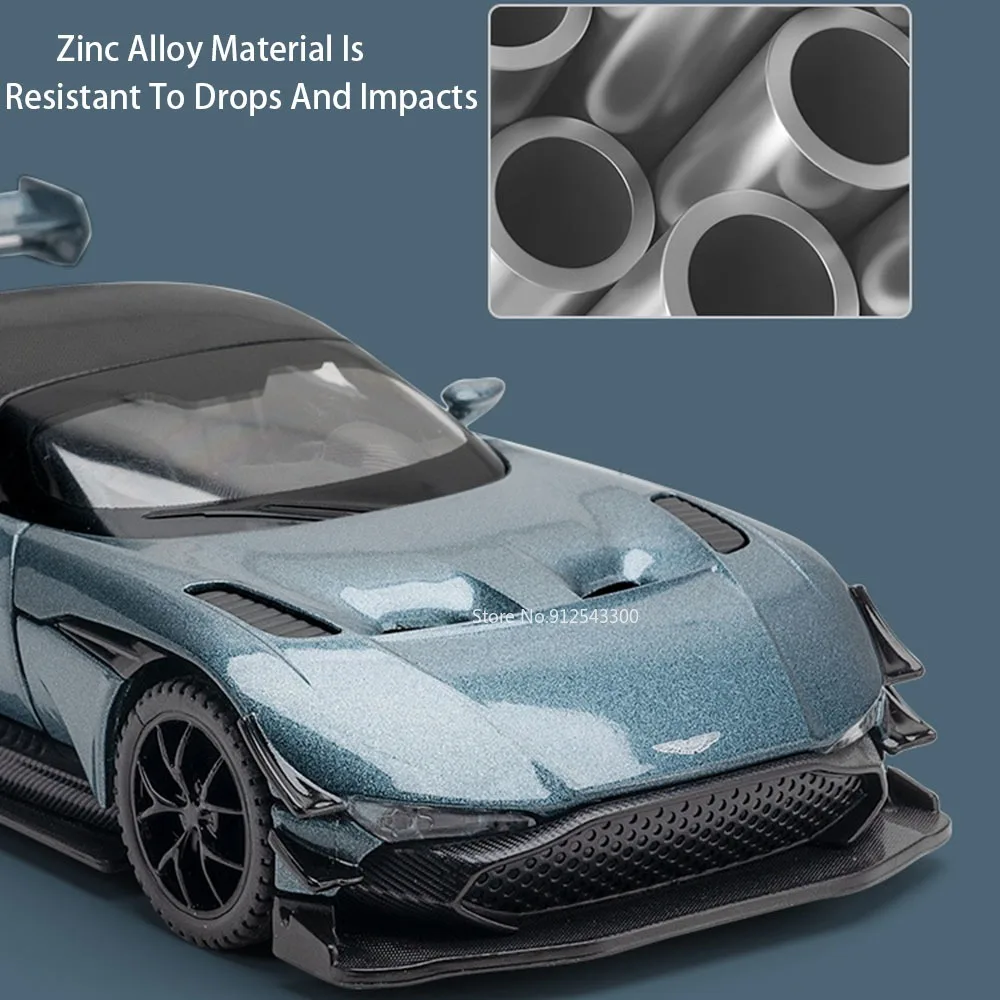 รถของเล่นวัลคาน วาลคิรี รุ่นจำลองโลหะ ขนาด 1:32 แบบดึงหลัง มีเสียงและไฟ ของเล่นสำหรับเด็ก ของขวัญวันหยุด