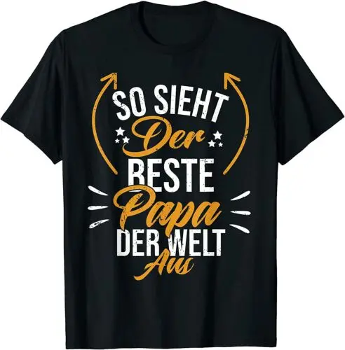 Neu herren vatertag lustig vater herren männer mann spruch beste papa t-shirt