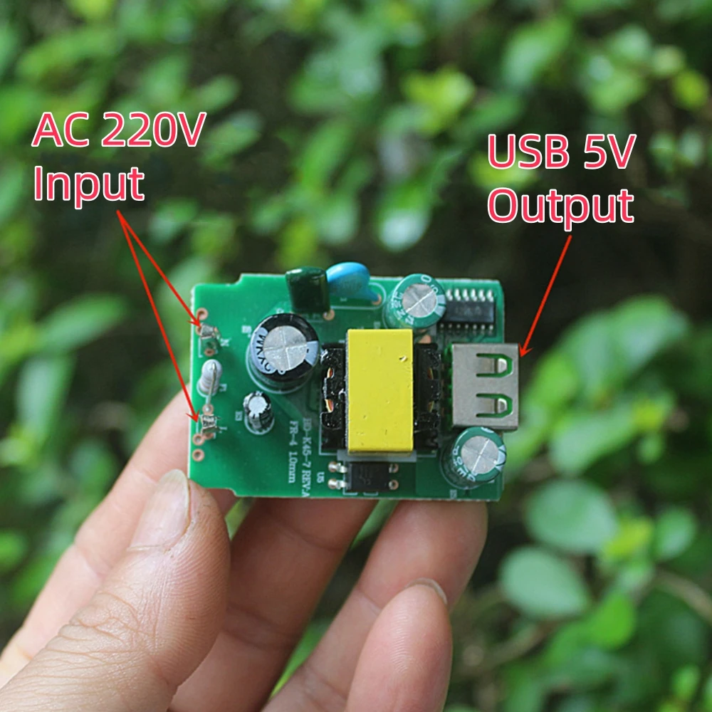 Fast Charging Power Module 5V3A Fast Charger USB Output 220V to 5V Isolated Switching Power Supply