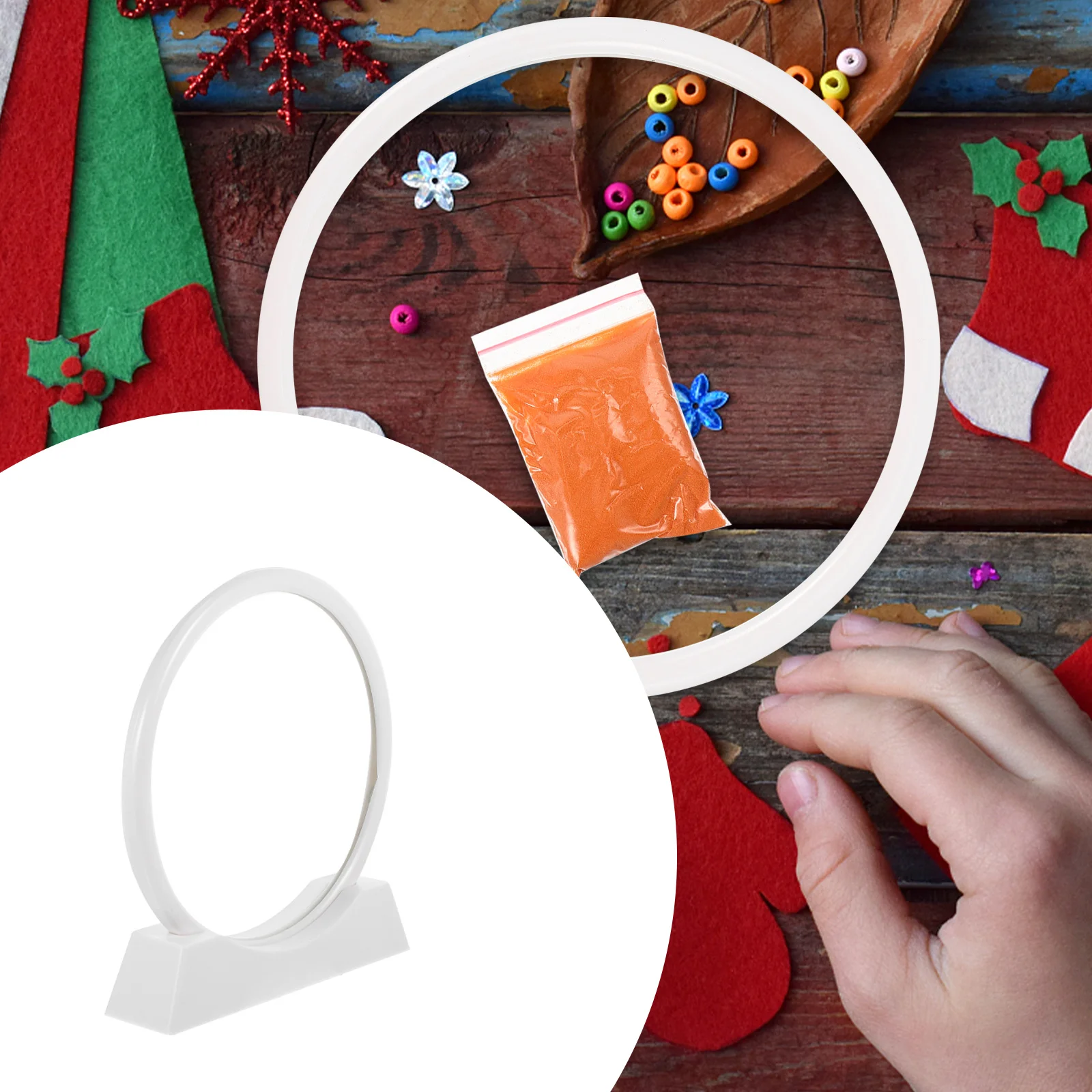 1 Juego de Kit de decoración de pintura de arena movediza DIY, arte de paisaje de arena duradero para decoración de mesa de salón de oficina en casa