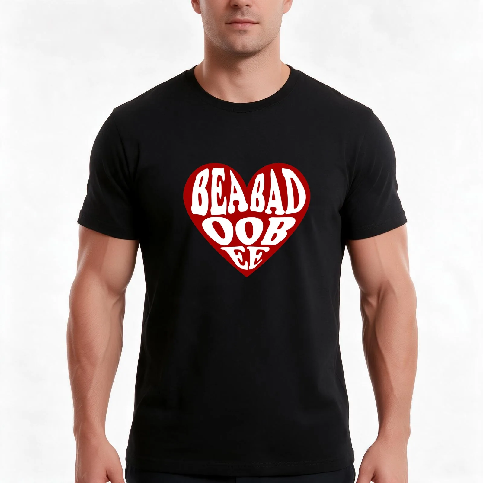 I LOVE BEABADOOBEE T-Shirt, Summer Casual Cotton Tee, Oversized Streetwear Tops, Vintage Graphic Print, Loose Fit Short Sleeve