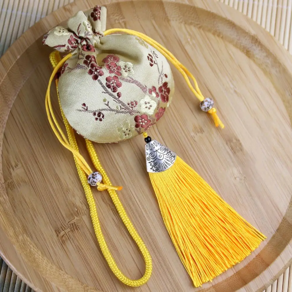 Dragon Boat Festival Bag Plum Flower Sachet Jewelry Packaging Retro Pattern Jewelry Storage Bag Small Pouch Brocade