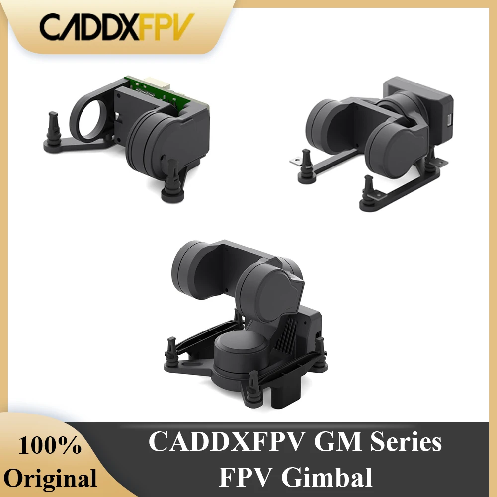 CADDXFPV GM Series FPV Gimbal GM1 / GM2 / GM3 (tanpa kamera) kontrol pelacak kepala untuk kamera Avatar HD kacamata 19mm FPV