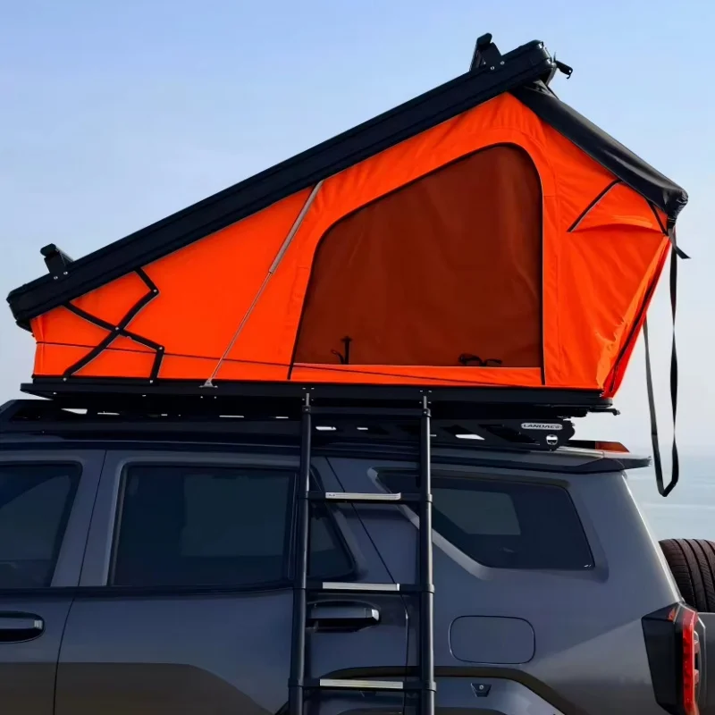 High Quality Sturdy Modern Steel Rooftop Tent Waterproof Windproof Stable Structure Universal For All Vehicles Outdoor