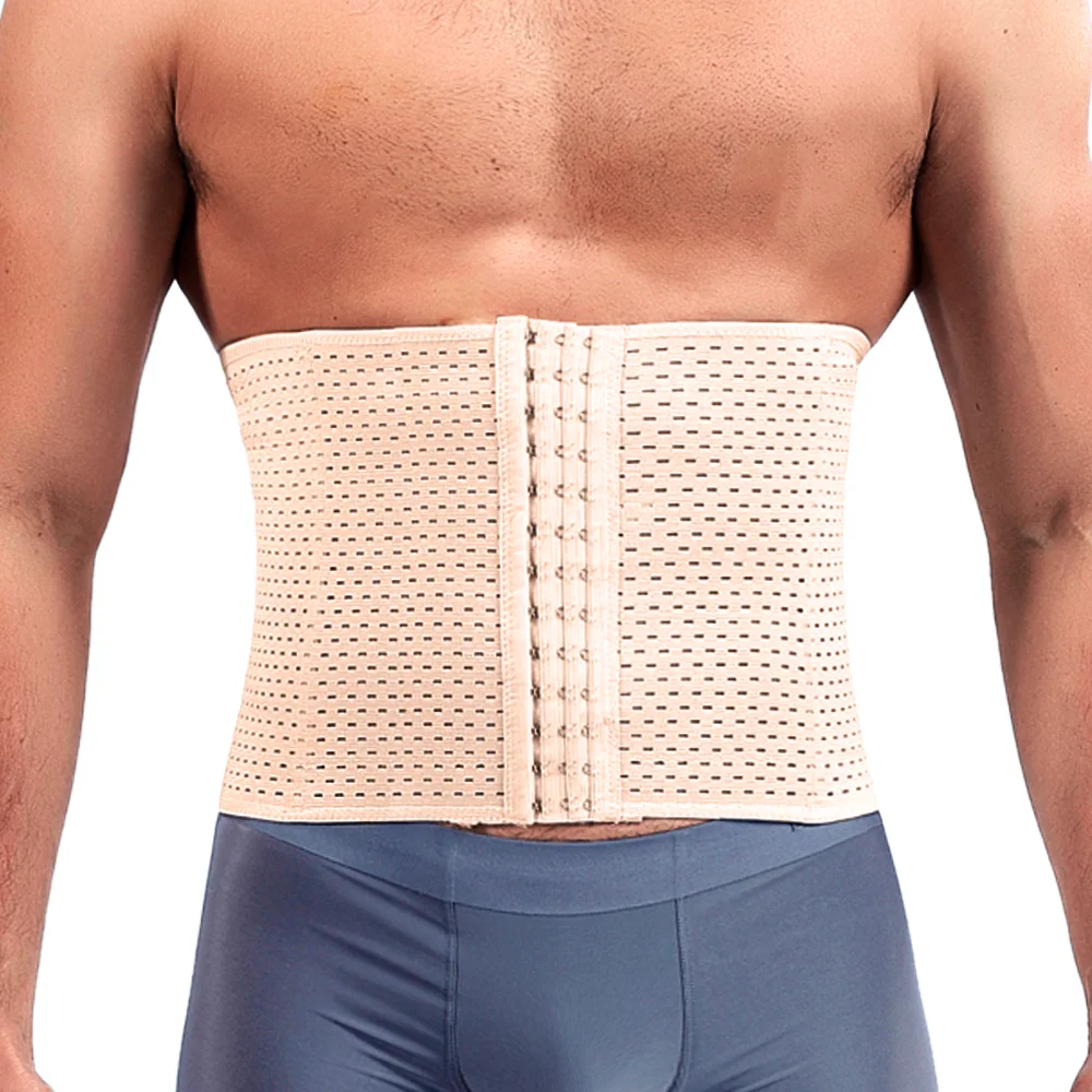 Men Slimming Body Shaper Waist Trainer Trimmer Belts Corset for Abdomen Belly Shaper Tummy Control Fitness Compression Shapewear