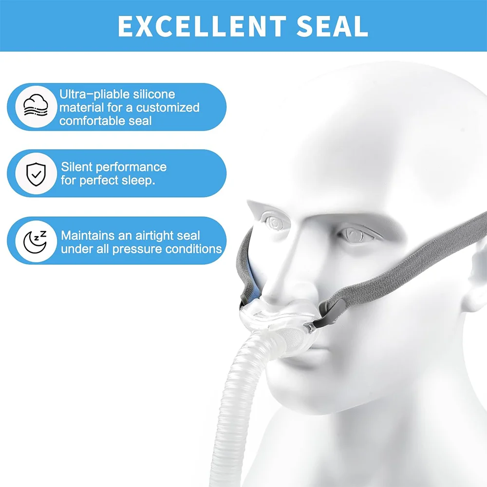 P10 Nasal Pillow Is Suitable for Resmed Airfit P10 Nasal Pillow Replacement Pad Silicone Soft Cushion Cpap Mask - view 6