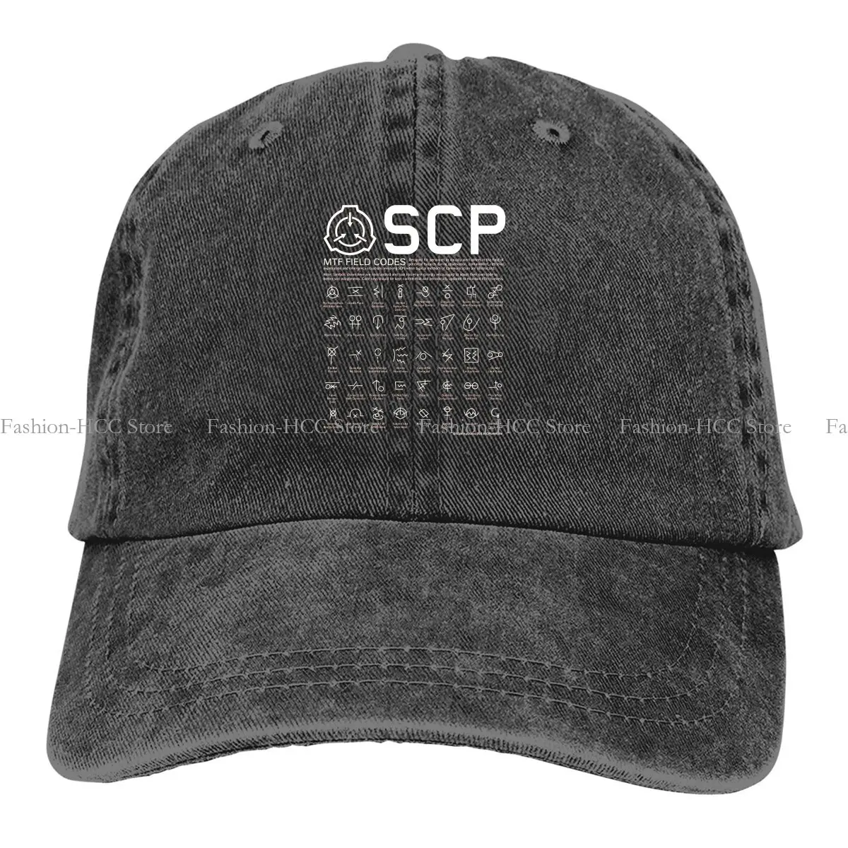 SCP Foundation Containment Multicolor Hat Peaked Women's Cap Field Codes By Toadking07 Personalized Visor Protection Hats