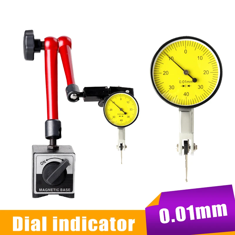 

Dial Indicator Magnetic Holder Dial Bore Gauge Magnetic Stand Base Micrometer Measure Tools Hour Type Indicator Comparator Watch