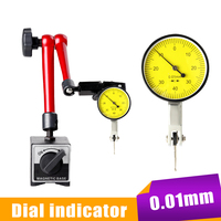 Dial Indicator Magnetic Holder Dial Bore Gauge Magnetic Stand Base Micrometer Measure Tools Hour Type Indicator Comparator Watch