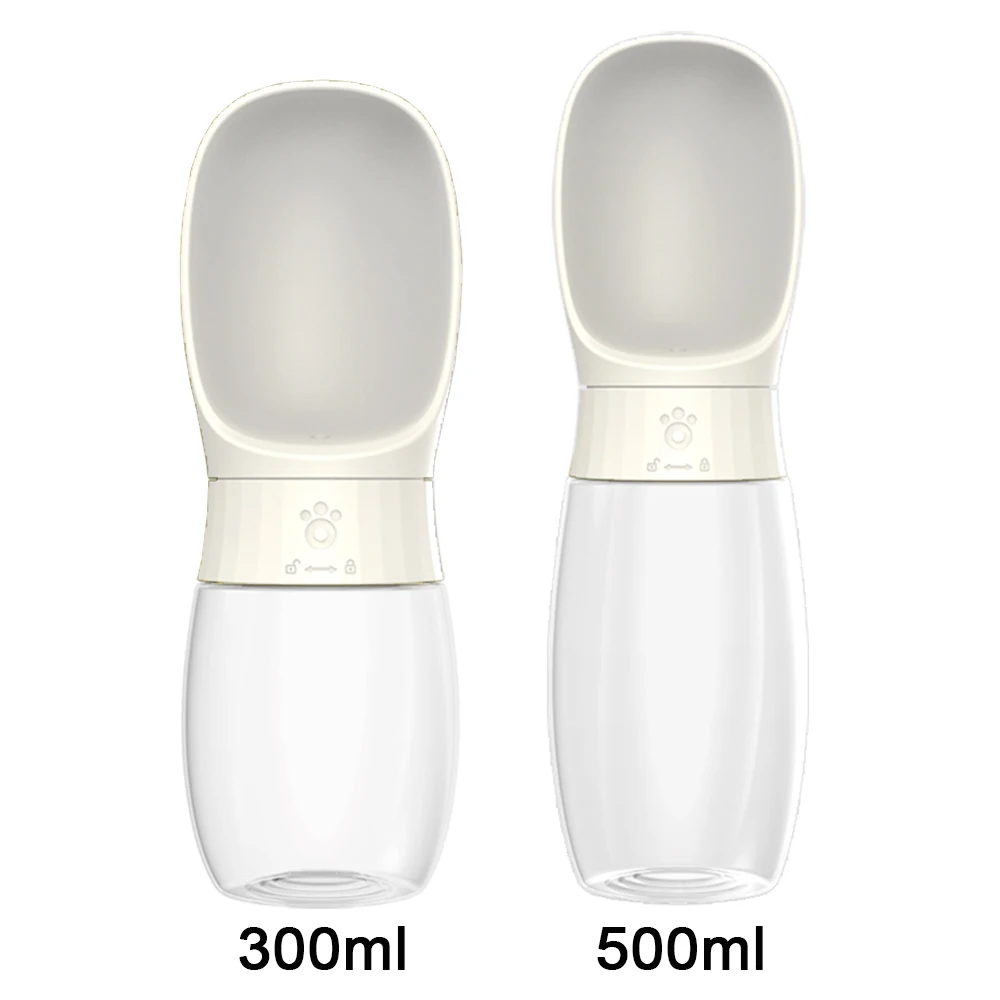 300ml 500ml Grote Honden Drinkfles Draagbare Drinkbak Voor Kleine Honden Kat Reizen Wandelen Puppy Huisdier Waterdispenser Beker Labrador