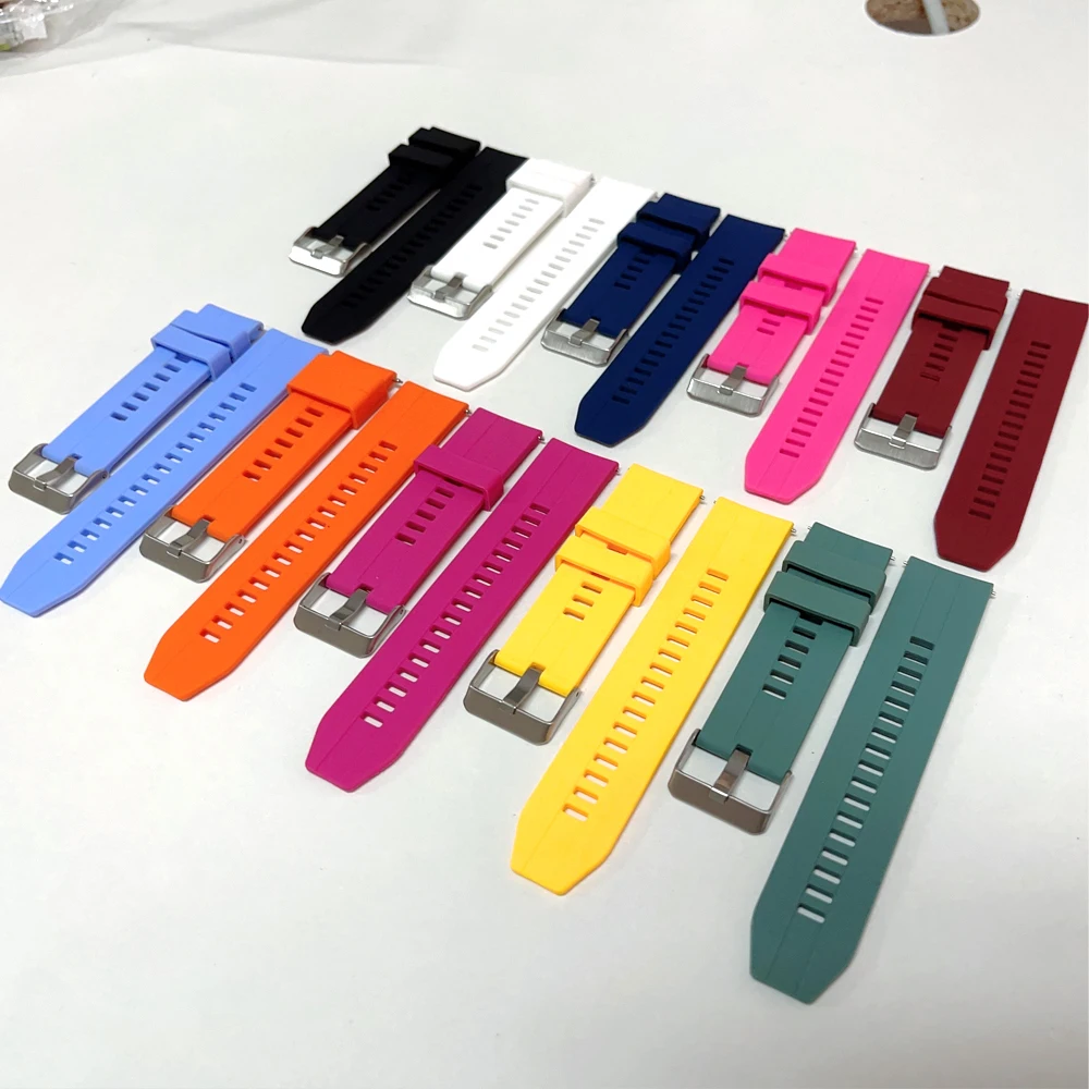 22mm Watch Strap For Huawei Watch Gt 3/2/2E Pro/Gt2 46mm Silicone Wristband Bracelet Watchband Huawei watch 3 GT3 Honor Magic