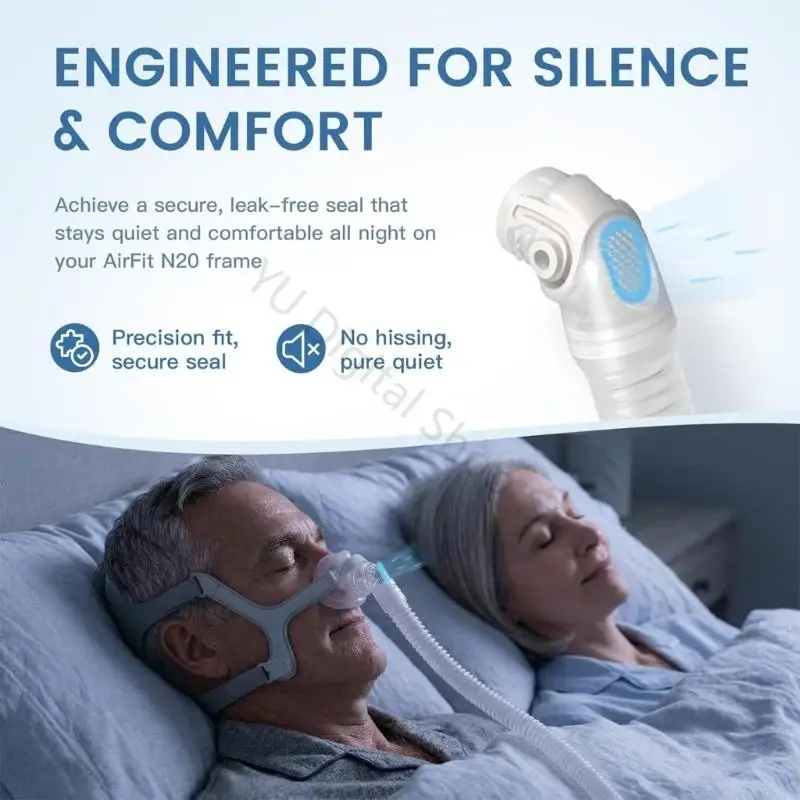 96BA Clear Short Mask Tube Assembly for Routine Connector Replacements