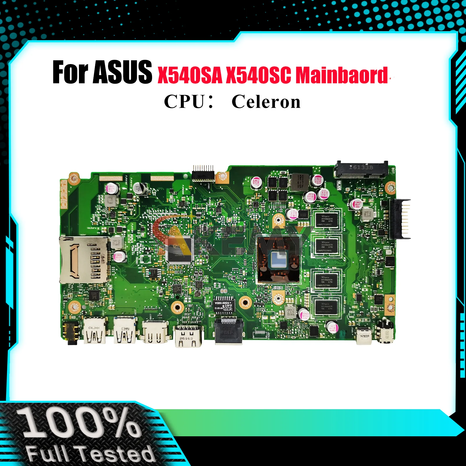 

X540SA Laptop Motherboard For ASUS VivoBook X540S R540S D540S X540SA X540SC A540S F540S Notebook Mainboard With Celeron CPU stk