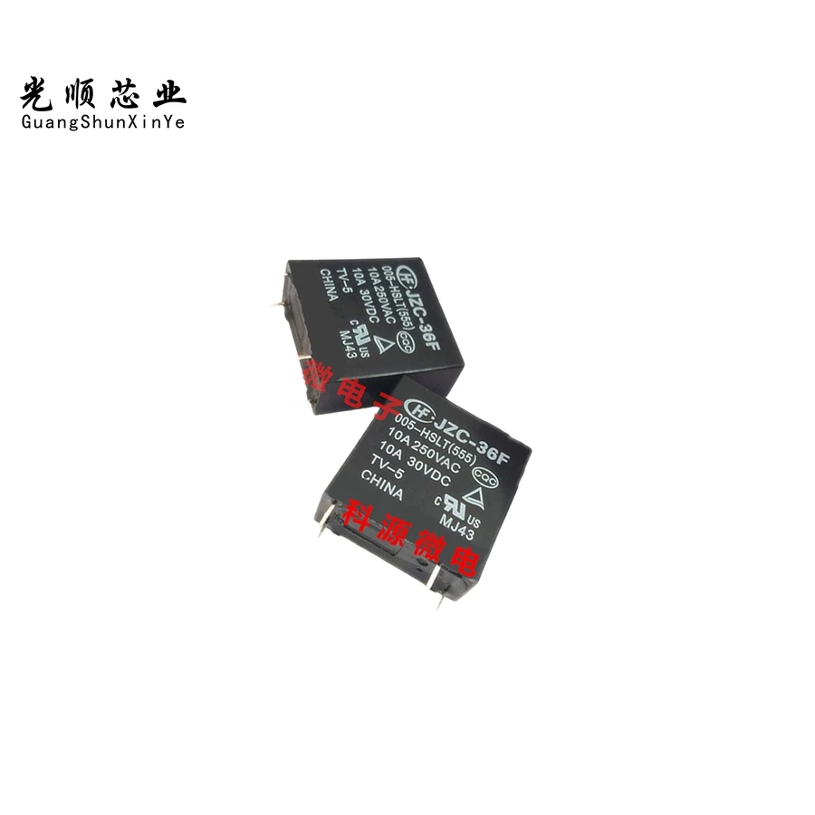 JZC-36F 005-HSLT  TV-5  4Pin 10A HF36F/005-HSLT