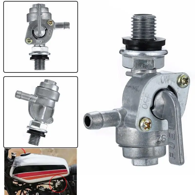 

On/Off Fuel Shut Off Valve Replacement for 1/4" Hose Tap, Fits Universal Generator Gas Engine, 1Pc