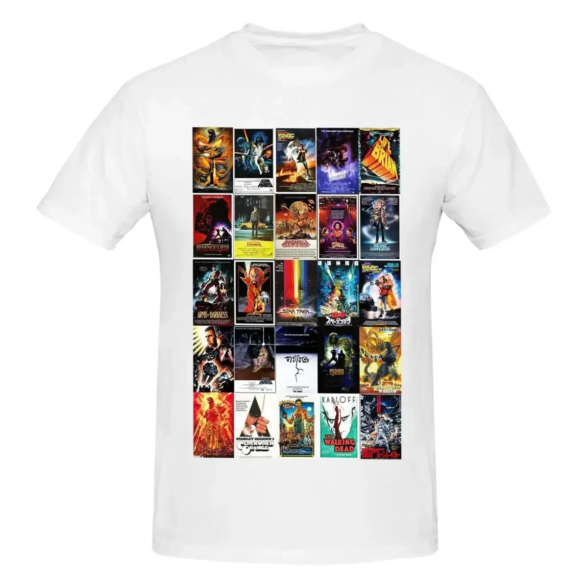 

25 культовых фильмов, постер фильма, постер «Человек-пещера», футболка из 100% хлопка из фильма, мужские забавные футболки с круглым вырезом и коротким рукавом