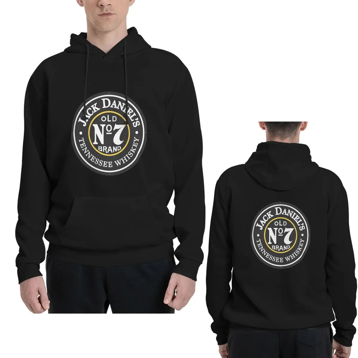J-JACK DANIELS ويسكي العلامة التجارية هوديس الهيب هوب البلوز الخريف الشتاء الرجال المرأة البلوز كم طويل بلايز